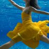 Running Water- 30x20 - Underwater Fine Art on Metal with Resin